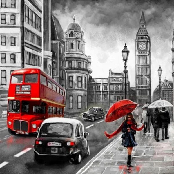 طقم لوحة ألماسية 5D من هاي ستون – 30×30 سم – 2