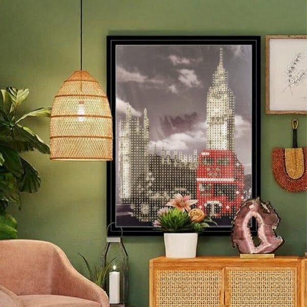 DIY Diamond Pinting Art set With Frame15x20CM