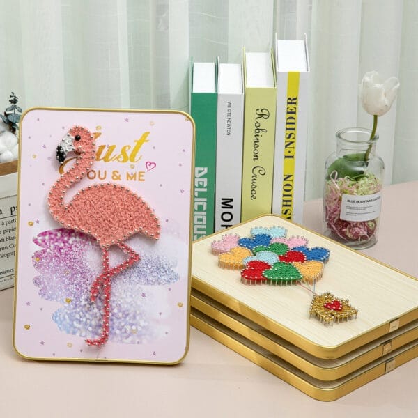 Flamingo String Art Craft Kit