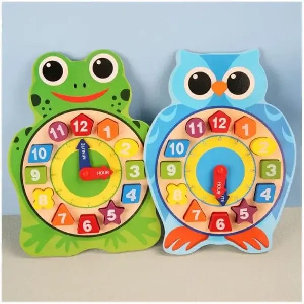 Shape Sorting Clock – Wooden Educational Toy